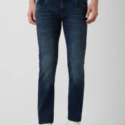 Peter England Jeans Navy Skinny Fit Jeans-picture-12