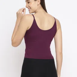 La Intimo Wine & Green Timeless Style Camisole (Pack of 2) image 4