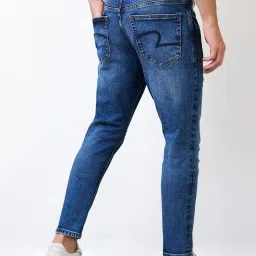 Spykar Men Slim Fit Mid Rise Cotton Casual Jeans image 4