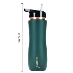 Borosil Green Copper Sipper Bottle 750 ml - Pack of 4 image 2