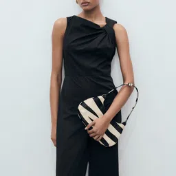 MANGO Asymmetric Neck Twisted Jumpsuit-picture-37