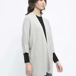 MADAME Grey TexturedShrug image 4