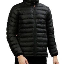 Lindbergh Black Regular Fit Quilted Quilted Jacket-picture-34