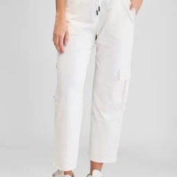 Spykar White Relaxed Fit High Rise Trackpants-picture-47
