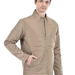 Numero Uno Beige Regular Fit Quilted Jacket image 4