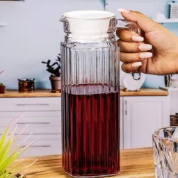 ROXX Clear Glass Jug with Lid (1100 ml) image 2