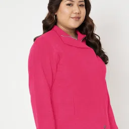 BRINNS Pink Solid Pullover Sweatshirt image 4