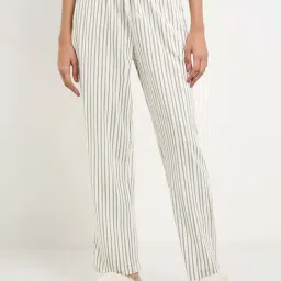 Dreamz By Pantaloons White Comfort Fit Striped Pyjamas-picture-26