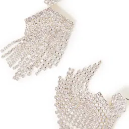 Accessorize London Statement Stud Waterfall Dangler Earrings image 4