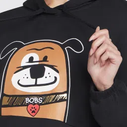 Skechers Black Printed Hoodie image 4