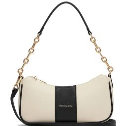 Miraggio Bella Ivory & Black Small Shoulder Handbag-picture-25