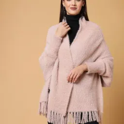 Mafadeny Peach Poncho-image-17