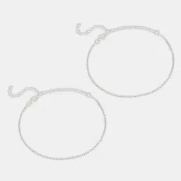 Shaya 925 Silver Anklets for Women image 3
