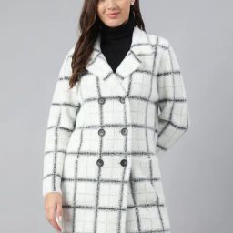 Latin Quarters White Nylon Regular Fit Coat-picture-9