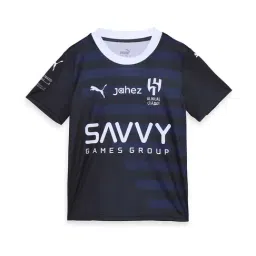 Puma Kids Black & White Printed T-Shirt-picture-31