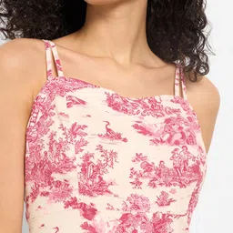 Honey by Pantaloons Women Floral Printed Fit & Flare Midi Dress image 2