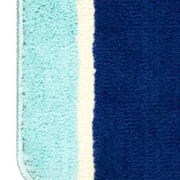Saral Home Blue & Aqua Microfibre 1450 GSM Bath Mats - Set of 2 image 4