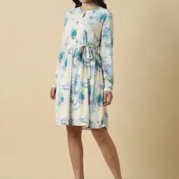 Allen Solly Multicolor Regular Fit Printed Dress image 3