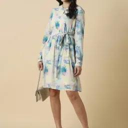 Allen Solly Multicolor Regular Fit Printed Dress image 4