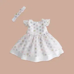 Pantaloons Baby Off-White Cotton Printed Dress-picture-25