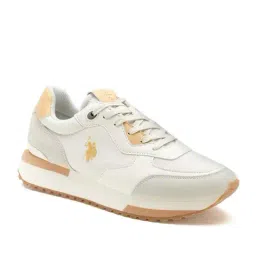 U.S. Polo Assn. Women's Off White Running Shoes image 2