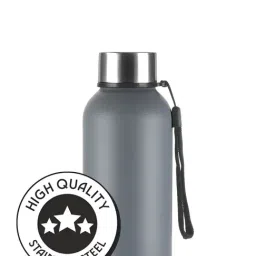 Borosil Grey 1000 ml Hydra Laguna Stainless Steel Water Bottle ( 4 Piece ) image 2