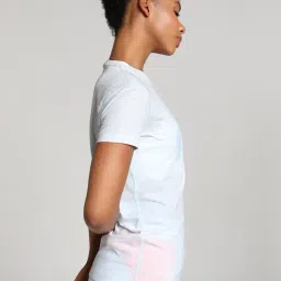 Puma Powder Blue Regular Fit Sports T-Shirt image 3