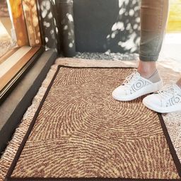 BIANCA Brown & Beige Printed Anti-SkidDoormats-picture-19