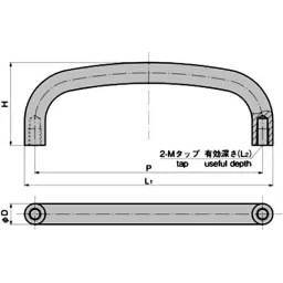 TAKIGEN Stainless Steel Handle 441N Working Load 65 g, A-1042-C-6R-picture-34