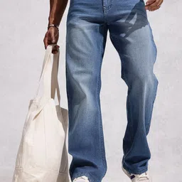 WROGN Men Bootcut Heavy Fade Stretchable Jeans-picture-27