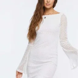 Forever 21 White Bodycone Dress-picture-21