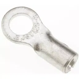 JST (JAPAN SOLDERLESS TERMINALS) R Uninsulated Ring Terminal 3mm Stud Size 0.25mm² to 1.65mm² Wire Size, 1.25-3 (Pack of 100 Pcs) image 2