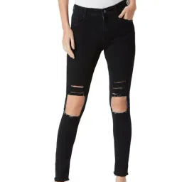 Miss Chase Black Cotton Jeans-picture-14