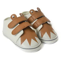 Mi Arcus Monster Face Detailed Booties - Brown-picture-27