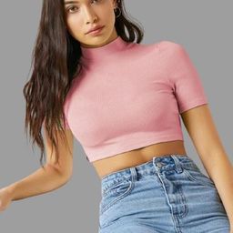 Dream Beauty Fashion Women High Neck Fitted Crop Top-picture-16