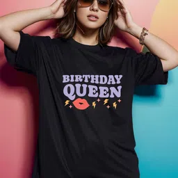 Slenor Typography Printed Cotton Oversized T Shirt-picture-29