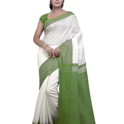 Crochetin Woven Design Saree-image-16