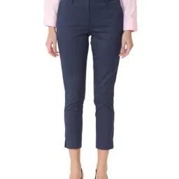 Solly by Allen Solly Navy Striped Trousers-picture-13