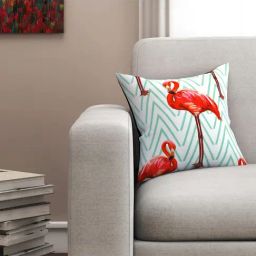 SEJ by Nisha Gupta White & Red Cushion Covers - Set of 1-picture-25