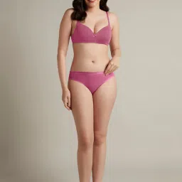 Every De by Amante Purple Full Coverage Non-Wired T-Shirt Bra image 4