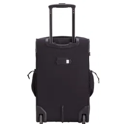 Carpisa Advance Go Black Solid Soft Medium Trolley Bag - 53 Cms image 4
