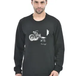 Lawman Pg3 Black Regular Fit Graphic Print Cotton Sweatshirt-picture-41