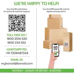 Borosil Grey 1000 ml Hydra Laguna Stainless Steel Water Bottle ( 2 Piece ) image 5