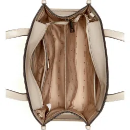 GUESS Taupe SILVANA Medium Tote image 4