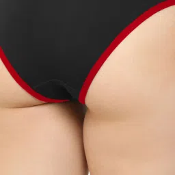 AROUSY Black Plain Hipster Panty image 4