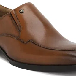 Van Heusen Men's Brown Formal Loafers image 4