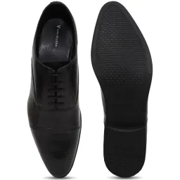 Van Heusen Men's Black Oxford Shoes image 4