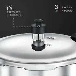 Judge by Prestige Classic ACE Outer Lid Stainless Steel 3L Pressure Cooker image 4