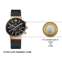 OBAKU V180GCVBMB Storm Night Chronograph Watch for Men image 4