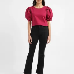 Levi's Black Blended Mid Rise Bootcut Jeans image 4